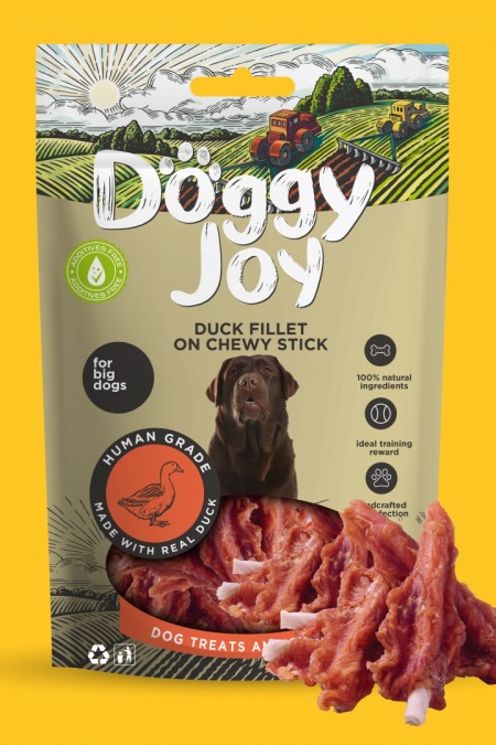 DUCK FILLET ON CHEWY STICK (For medium and large breeds) 90g