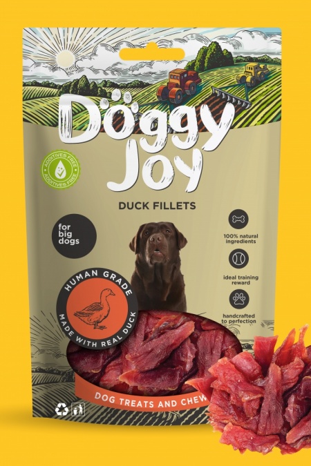 Filety z kaczki (dla średnich i dużych ras psów) 90g (10/80)