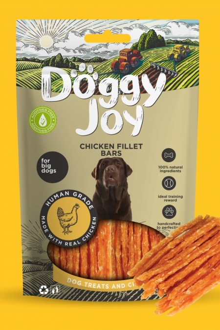 Batony z filetu kurczaka (dla średnich i dużych ras psów) 90g (10/80)