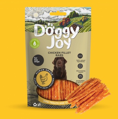 CHICKEN FILLET BARS (For medium and large breeds) 90g